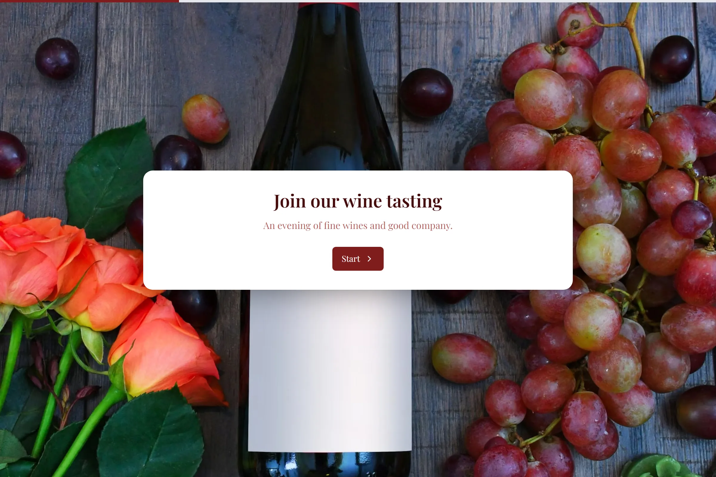 Wine Tasting RSVP preview