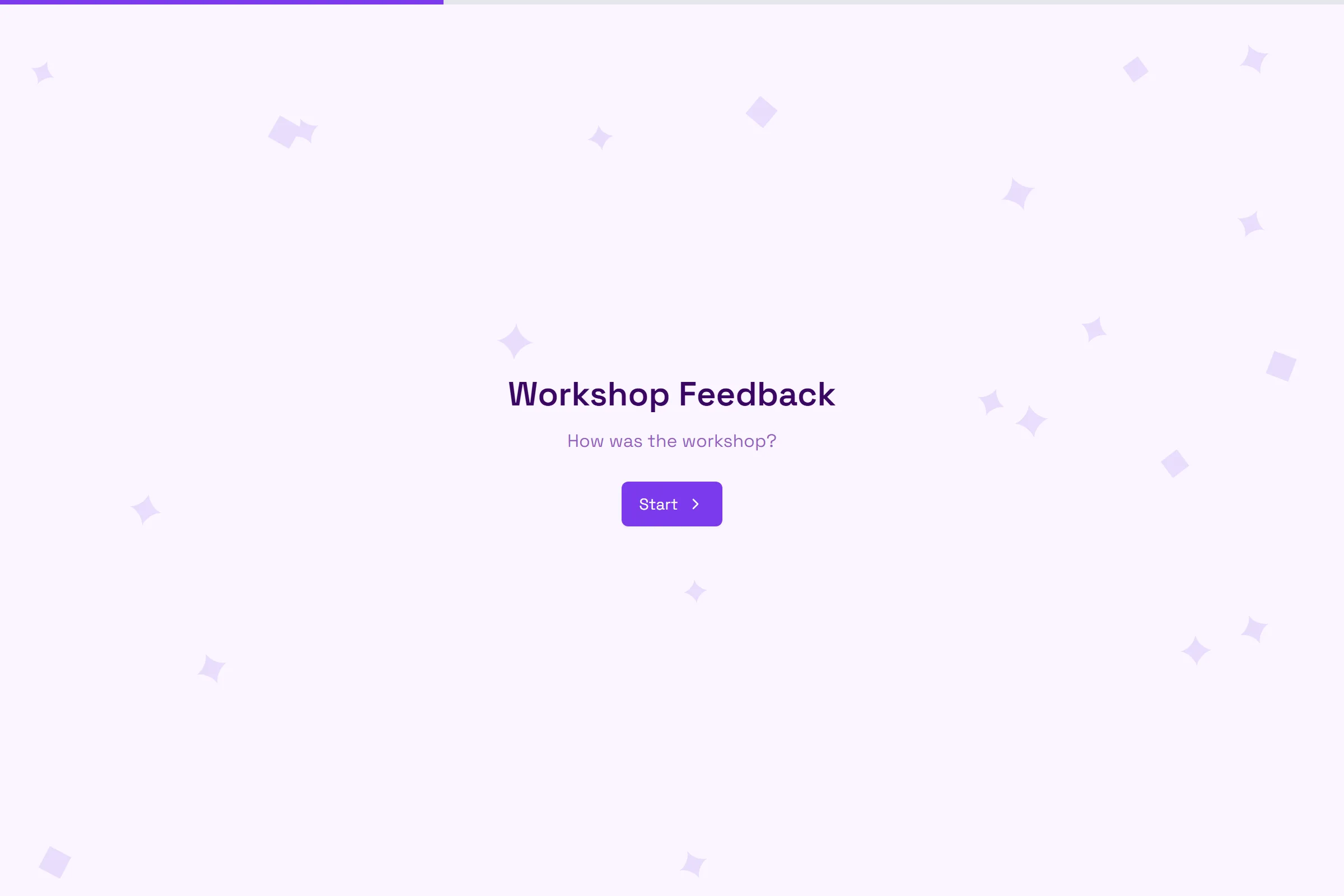 Workshop Feedback template preview