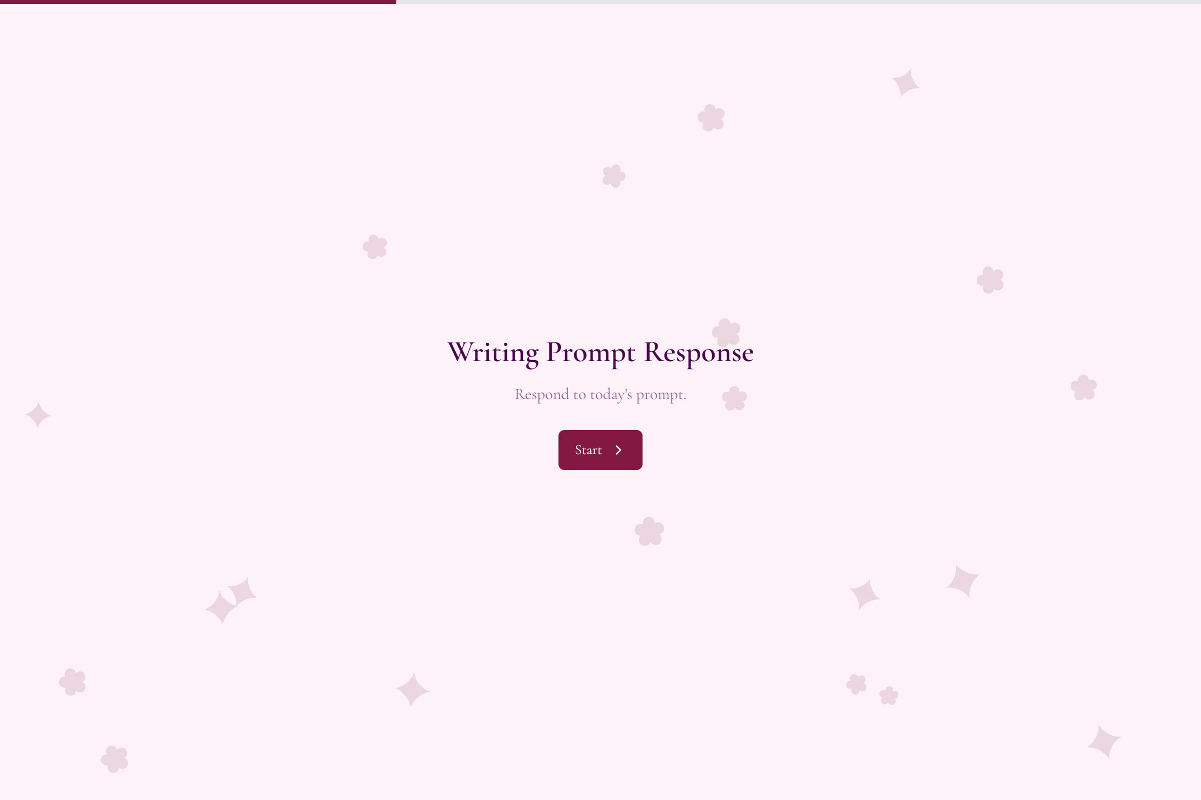 Writing Prompt Response template preview