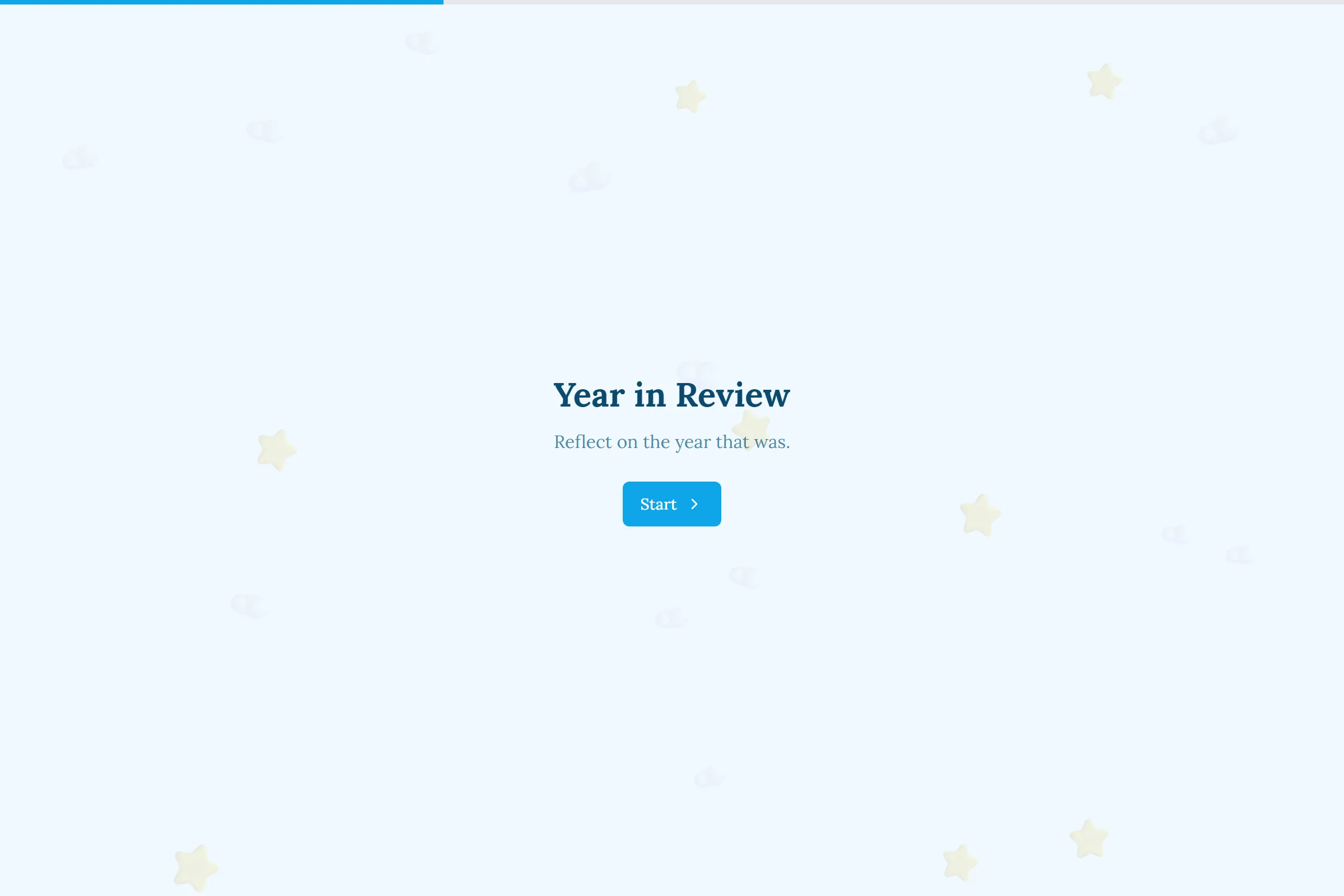 Year in Review template preview